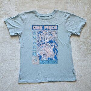One Piece Pastel Straw Hats Girls T-Shirt, Ripple Junction, Size Small, Anime